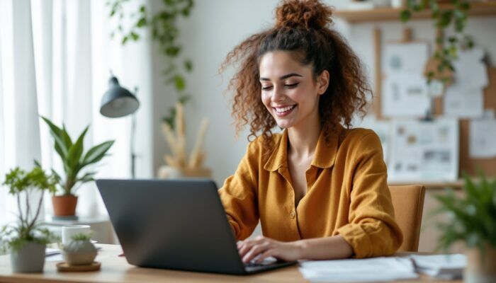 una chica freelance