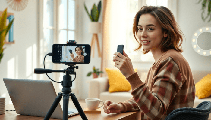 Trabaja desde casa creando videos UGC para marcas en EE.UU.