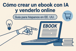 Cómo crear un ebook con IA y venderlo online