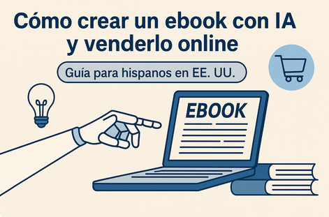 Aprende a crear un ebook con IA y venderlo online