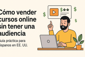 Cómo vender cursos online sin tener una audiencia (Guía práctica para hispanos en EE.UU.)