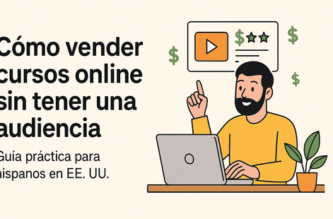 Cómo vender cursos online sin tener una audiencia