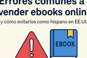 Errores al vender ebooks: 12 fallos y cómo evitarlos (EE.UU.)