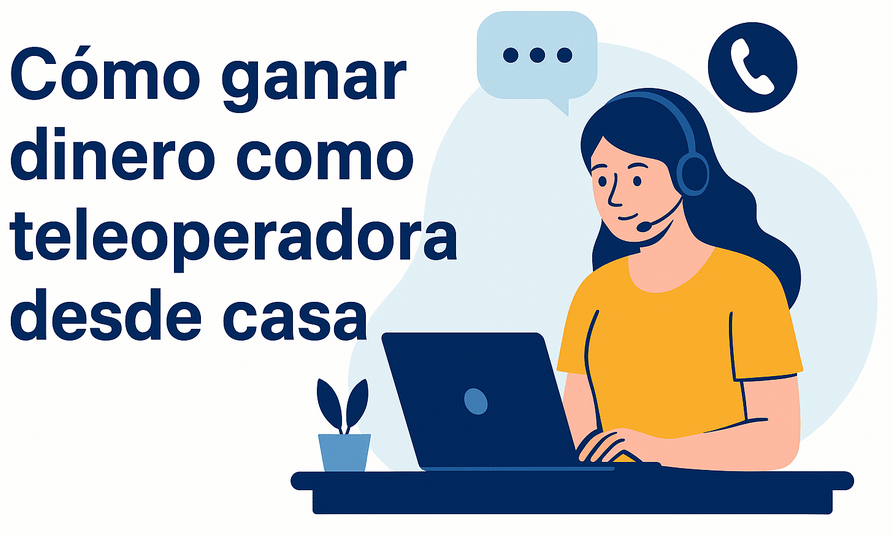 como ganar dinero como teleoperadora desde casa