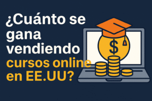 ¿Cuánto se gana vendiendo cursos online en EE.UU.? Casos reales y cifras para hispanos (2026)