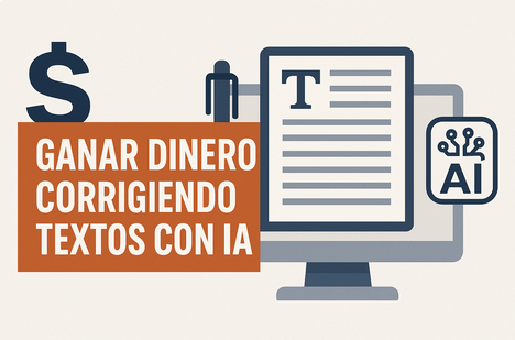 ganar dinero corrigiendo textos con IA