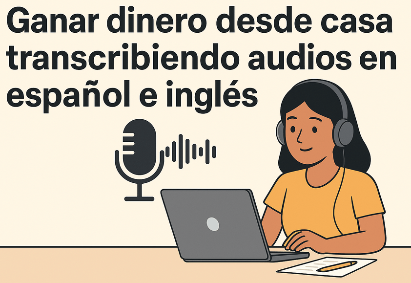 transcribir audios desde casa