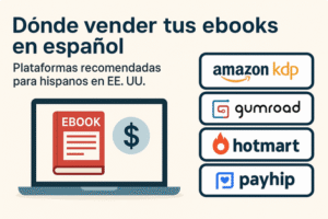 Dónde vender tus ebooks en español: Plataformas recomendadas para hispanos en EE.UU. (2026)