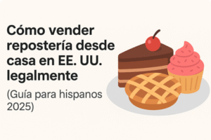 Cómo vender repostería desde casa en EE.UU. legalmente (Guía para hispanos 2026)