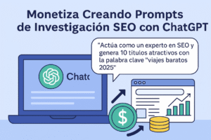 Monetiza Creando Prompts de Investigación SEO con ChatGPT