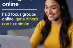 Monetiza tu Atención Participando en Focus Groups Online