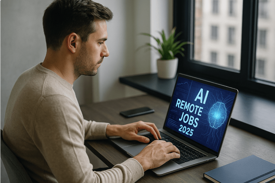 AI remote jobs 2025