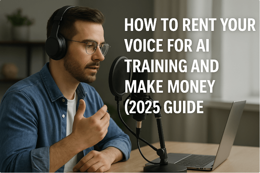 rent your voice for AI training