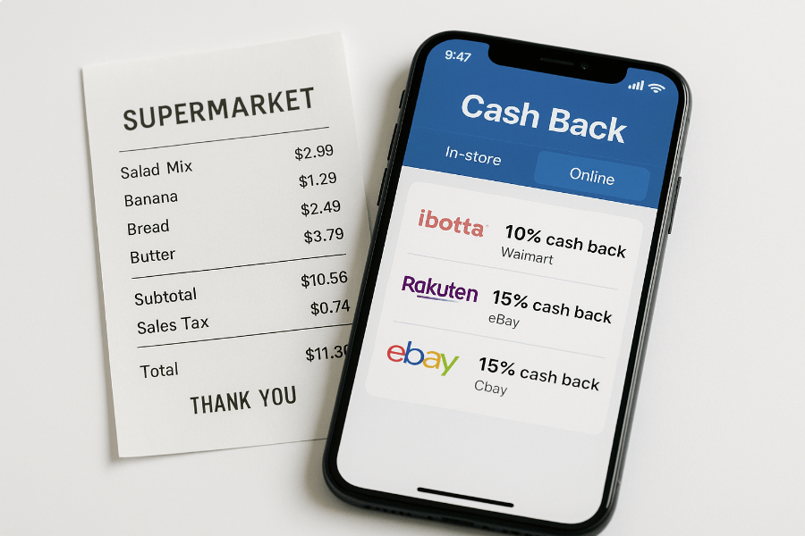 Apps de cashback en Estados Unidos que devuelven dinero real