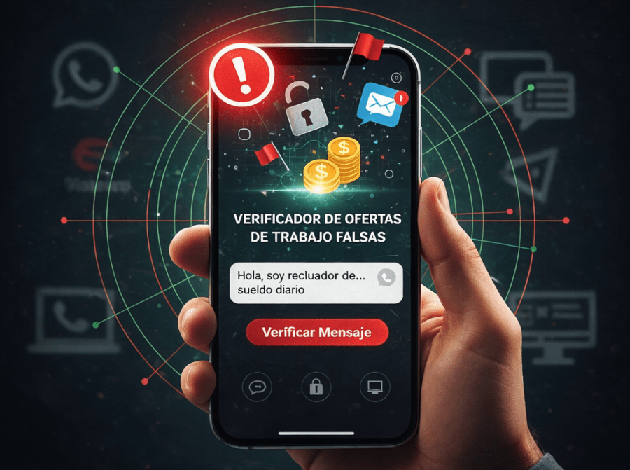verificar oferta de trabajo falsa